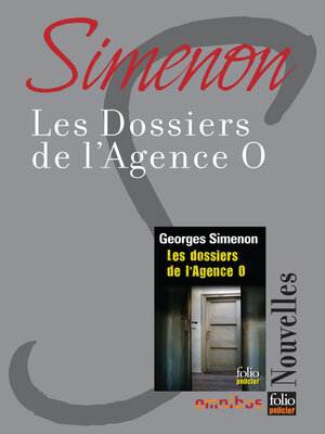 cover image of Les dossiers de l'agence O